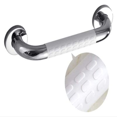 Bathtubs Grab Bar Handrail Grab Rails Safety Support Rail Elderly/DisabledStrong Suction Cup Anti-Slip Polished Handrails Aid Toilet/Shower Wall-Mounted