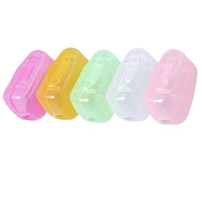 Dnyucen Toothbrush Box 50Pcs Toothbrush Head Cover Dustproof Teeth Brush Protection Storage Case Cover Bathroom Supplies for Home, Travel, Business, Camping, School