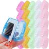 Dnyucen Toothbrush Box 50Pcs Toothbrush Head Cover Dustproof Teeth Brush Protection Storage Case Cover Bathroom Supplies for Home, Travel, Business, Camping, School view 2