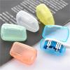 Dnyucen Toothbrush Box 50Pcs Toothbrush Head Cover Dustproof Teeth Brush Protection Storage Case Cover Bathroom Supplies for Home, Travel, Business, Camping, School view 3