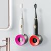1pc Electric Toothbrush Holder Wall-Mounted Dustproof Toothbrush Holder Perforated Bathroom Electric Toothbrush Brush Holder(Gray) view 3