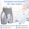 Urine Collection Bag Reusable Wearable Silicone Urine Drainage Device with 2 Bag Systems (Elderly Men, Grey) view 2