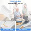 Urine Collection Bag Reusable Wearable Silicone Urine Drainage Device with 2 Bag Systems (Elderly Men, Grey) view 3