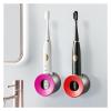 1pc Electric Toothbrush Holder Wall-Mounted Dustproof, Compatible for Bathroom Electric Toothbrush Brush Holder(Red) view 3