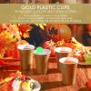 Mimorou Gold 200 Pack 16 oz Plastic Cups Bulk, Disposable Cups for Party Graduation Mardi Gras Wedding Stackable Beverage Drinking Tumbler Heavy Duty for BBQ Birthday Baby Shower view 4