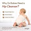 TAGA ATO Mild Bubble Baby Hip Cleanser 190ml Gentle Wash for Sensitive Diaper Area, Helps Soothe Diaper Rash view 3