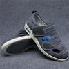 VEACAM Elderly Edema Swollen Feet Shoes, Men Women Adjustable Strap Extra Wide Fit Orthopedic Sneakers Breathable Diabetic Walking Shoes,Dark Gray,11 view 3