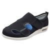 VEACAM Elderly Edema Swollen Feet Shoes, Men Women Adjustable Strap Extra Wide Fit Orthopedic Sneakers Breathable Diabetic Walking Shoes,Black,8 view 1