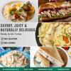 MOUNTAIN ESSENTIALS All Natural Canned Turkey 14.5 oz 14g Protein per Serving (8 Servings per Can, 48 Total Servings) Fully Cooked, Ready to Eat Deli White Meat Premium Canned Meat for Daily Meals, Emergency Food Supply, Survival Storage, Campi view 3