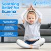 Eczema Psoriasis Itch Relief Cooling Sleeves for Kids - Elbow and Leg Wraps - Eczema Treatment Wet Wrap Sleeves - Unisex White - Circumference <8, 9" view 3