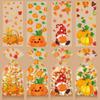 50Pcs Fall Thanksgiving Treat Bags, Happy Thanksgiving Candy Bags, Plastic Thanksgiving Goodie Bag, Fall Treat Goodie Cellophane Gift Bags with Twist Ties for Fall Party Decorations Supplies Favors view 1