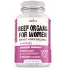 NEW AGE Beef Organ Supplement for Women - Beef Liver, Kidney, Heart and Uterus Tissue, Supports Women's Overall Energy and Health - Pasture Raised, Grass Fed - No Fillers - 60 Capsules view 1