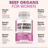 NEW AGE Beef Organ Supplement for Women - Beef Liver, Kidney, Heart and Uterus Tissue, Supports Women's Overall Energy and Health - Pasture Raised, Grass Fed - No Fillers - 60 Capsules view 2