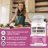 NEW AGE Beef Organ Supplement for Women - Beef Liver, Kidney, Heart and Uterus Tissue, Supports Women's Overall Energy and Health - Pasture Raised, Grass Fed - No Fillers - 60 Capsules view 4