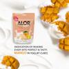 ALOR Freeze-Dried Yogurt Snacks Mango Flavor | Crunchy Yogurt Bites Made from Real Fruit & Yogurt | Packed with >15 million CFU probiotics per serving Gluten-Free, Kosher, and Halal Certified (30 Grams x 4 Packs Mango) view 4