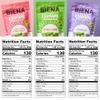 Biena Edamame Beans Snack High Protein Snacks Healthy Office Snacks For Adults and Kids, 13g of Protein, 130 Low Calorie, Crunchy Edamame, Vegan, Low Carb, Gluten-Free, Variety 3 pk view 2