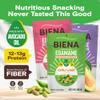 Biena Edamame Beans Snack High Protein Snacks Healthy Office Snacks For Adults and Kids, 13g of Protein, 130 Low Calorie, Crunchy Edamame, Vegan, Low Carb, Gluten-Free, Variety 3 pk view 3