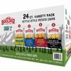 BBoulder Canyon Kettle Style Potato Chips Variety Pack, 24 Count, Assorted 1.5oz. Bags, Olive Oil Classic Sea salt, Hickory BBQ, Sea Salt & Cracked Pepper, Classic Sea salt view 1