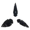 10-Piece Natural Obsidian Arrowhead Carvings Handcrafted Black Obsidian Arrowhead Sculptures for Healing, Protection, and Home Decor view 2