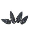 10-Piece Natural Obsidian Arrowhead Carvings Handcrafted Black Obsidian Arrowhead Sculptures for Healing, Protection, and Home Decor view 4