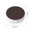 Meaudiwes Makeup Contact Lens Case Leak Proof Contact Lens Box Holder With Mirror Suitable For Daily Makeup Office Travel Outdoor Grey view 2