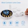 Meaudiwes Travel Contact Lens Box Contact Lens Case With Mirror Tweezers Remover Tool Suitable For Daily Makeup Office Travel Outdoor Boho Totem Native American Wolf Dream Catcher view 3