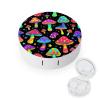 Meaudiwes Makeup Contact Lens Case Leak Proof Contact Lens Box Holder With Mirror Suitable For Daily Makeup Office Travel Outdoor Goth Gothic Magic Hippie Trippy Mushrooms view 1