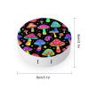 Meaudiwes Makeup Contact Lens Case Leak Proof Contact Lens Box Holder With Mirror Suitable For Daily Makeup Office Travel Outdoor Goth Gothic Magic Hippie Trippy Mushrooms view 2