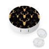 Meaudiwes Cute Contact Lens Case Kit With Mirror Portable Soak Storage Kit Suitable For Daily Makeup Office Travel Outdoor Dark Gothic Sun Moon Hunting Camo Deer Skulls view 1