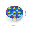 Meaudiwes Travel Contact Lens Box Contact Lens Case With Mirror Tweezers Remover Tool Suitable For Daily Makeup Office Travel Outdoor Cute Funny Bubbles Hearts Yellow Rubber Ducks view 2