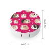 Daily Contact Lens Case Leak Proof Contact Lens Box Holder With Mirror Suitable For Daily Makeup Office Travel Outdoor Love Heart Guinea Pig Pet view 2