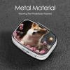 Pill Box 2 Compartment Metal Medicine Pill Organizer Corgi Dog on The Table Pill Case for Purse or Pocket Cute Mini Portable Pill Holder Travel Pill Container to Hold Supplements, Vitamins, Fish Oil view 4