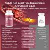 Talyvoriathor Liposomal Red Yeast Rice 1200mg with CoQ10 & Astaxanthin Rice Yeast for Cholesterol High Absorption Citrinin-Free, 120 Softgels (2 Bottle) view 4