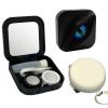 gamegalaxy Contact Lens Cases Spooky & Stylish Halloween Monster Eye Style Contact Lens Care Kit, Leakproof Cleaning & Storage Case Set for Travel, Daily Use (Blue) view 1
