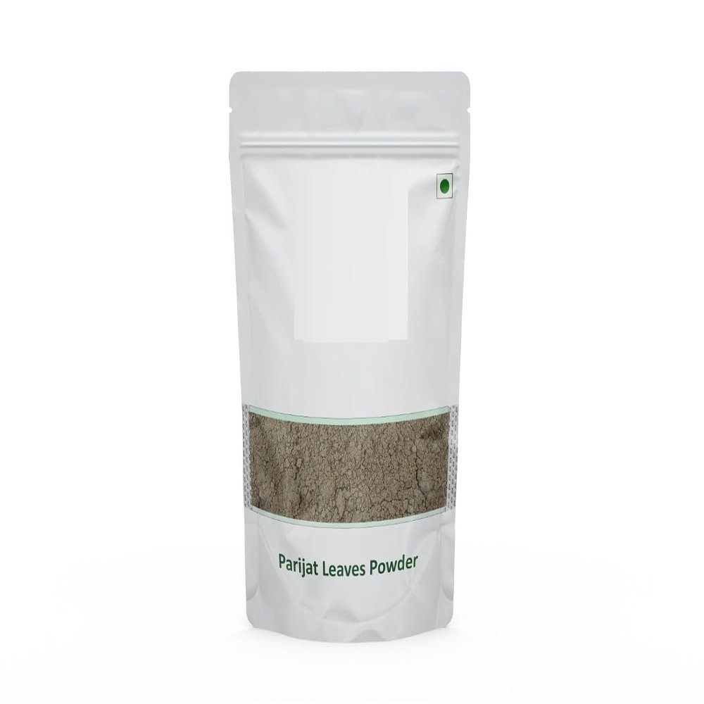 JB Harshringar Leaves Powder -Parijat Patta Powder -Parijaat Leaves - Nyctanthes Arbor-Tristis - Night Jasmine -500 Gram