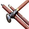Victorian Head Solid Brass Antique Handle Style Designer Walking Stick Cane view 2