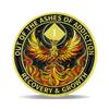 1 Year Phoenix Sobriety Coin Rebirth in Flames Recovery Medallion NA AA Spiritual Token for Clean Time & Strength Gift for Men & Women view 1