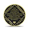 1 Year Phoenix Sobriety Coin Rebirth in Flames Recovery Medallion NA AA Spiritual Token for Clean Time & Strength Gift for Men & Women view 2