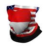 Indonesia Indonesia American Flag Neck Gaiter Balaclava Face Mask for Men Women Patriotic Design Seamless Bandana Cover Scarf Headwear Headband Head Wrap White view 2