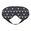 Eye Sleep Mask for Women Men - Comfy Adjustable Sheep Skull Navy Blue Print Buckle Travel Eye Masks for Sleep Mask Blackout, Sleeping Blindfolds for Women Men, Funny Blindfolds for Party Games view 1