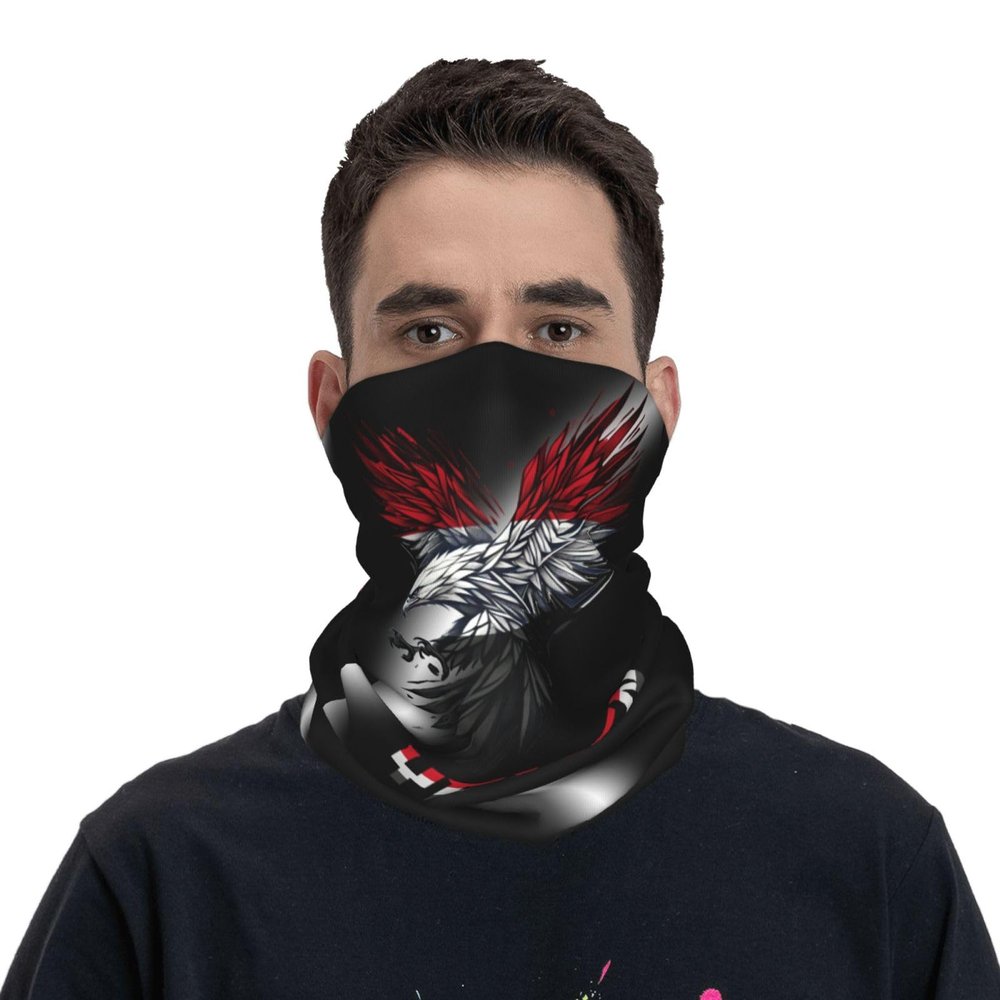 Eagle Yemen Yemenese Flag Neck Gaiter Balaclava Face Mask For Men Women Patriotic Design Seamless Bandana Cover Scarf Headwear Headband Head Wrap