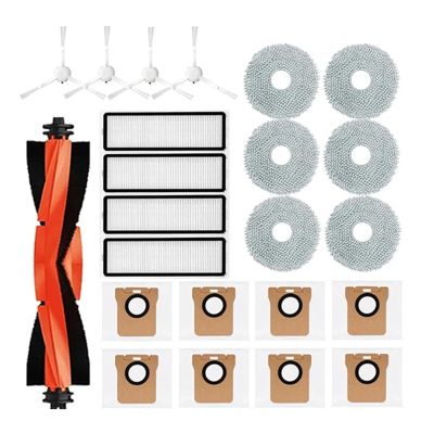 Accessories Compatible for Xiaomi Robot Vacuum X20 + / X20 Plus Parts Main Side Brush Hepa Filter Mop Cloth Dust Bag Replacement