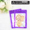100 Pack Resealable Plastic Bags for Food Storage, Zipper Bags with Clear Front Window, Packaging Pouch for Small Business (Purple, 2.9x4.7 inch) view 4