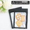 100 Pack Resealable Plastic Bags for Food Storage, Zipper Bags with Clear Front Window, Packaging Pouch for Small Business (Black, 2.4x3.9 inch) view 4