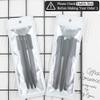 100 Pack Resealable Plastic Bags for Food Storage, Zipper Bags with Clear Front Window, Packaging Pouch for Small Business (White, 3x8.8 inch) view 4