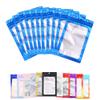 100 Pack Resealable Plastic Bags for Food Storage, Zipper Bags with Clear Front Window, Packaging Pouch for Small Business (Blue, 2.9x4.7 inch) view 1