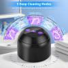OVVGO Ultrasonic Retainer Cleaner Machine, 45kHz Dental Ultrasonic Cleaner for Denture, Mouth Guard, Aligner, Braces, Toothbrush Heads, Jewelry, 5 Modes Cleaning, Digital Timer & 200ML Capacity view 3