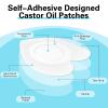 30 Pcs Disposable Castor Oil Patches,Spunlace Absorbent Wrap,Highly Absorbent,Leak-Proof,Self-Adhesive,No Wash,Breathable(Oil Not Included)(Heart Shape,Skin Color+White) view 4