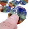 10Pcs 7 Chakra Healing Crystals Thumb Worry Stones - Oval Balancing Crystals for Meditation, Stress Relief & Energy Healing, Natural Gemstone Therapy Stones view 1
