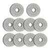 10Pcs Mop Pads Compatible For Roborock QRevo/Qrevo Maxv/Qrevo Pro/Qrevo S Vacuum Cleaner Parts Washable Microfiber Mop Cloth view 2